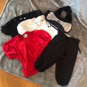 Youth football practice bundle with rib protector